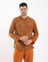 Printed shirt with small front pocket
